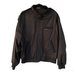 Vintage Members Only Jacket Size Large Black